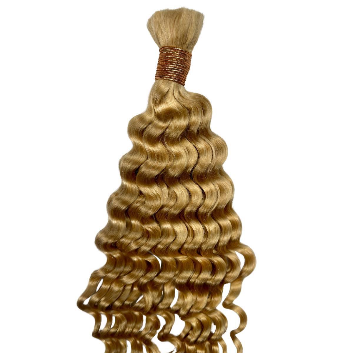 Blonde Deep Wave Bulk Human Hair