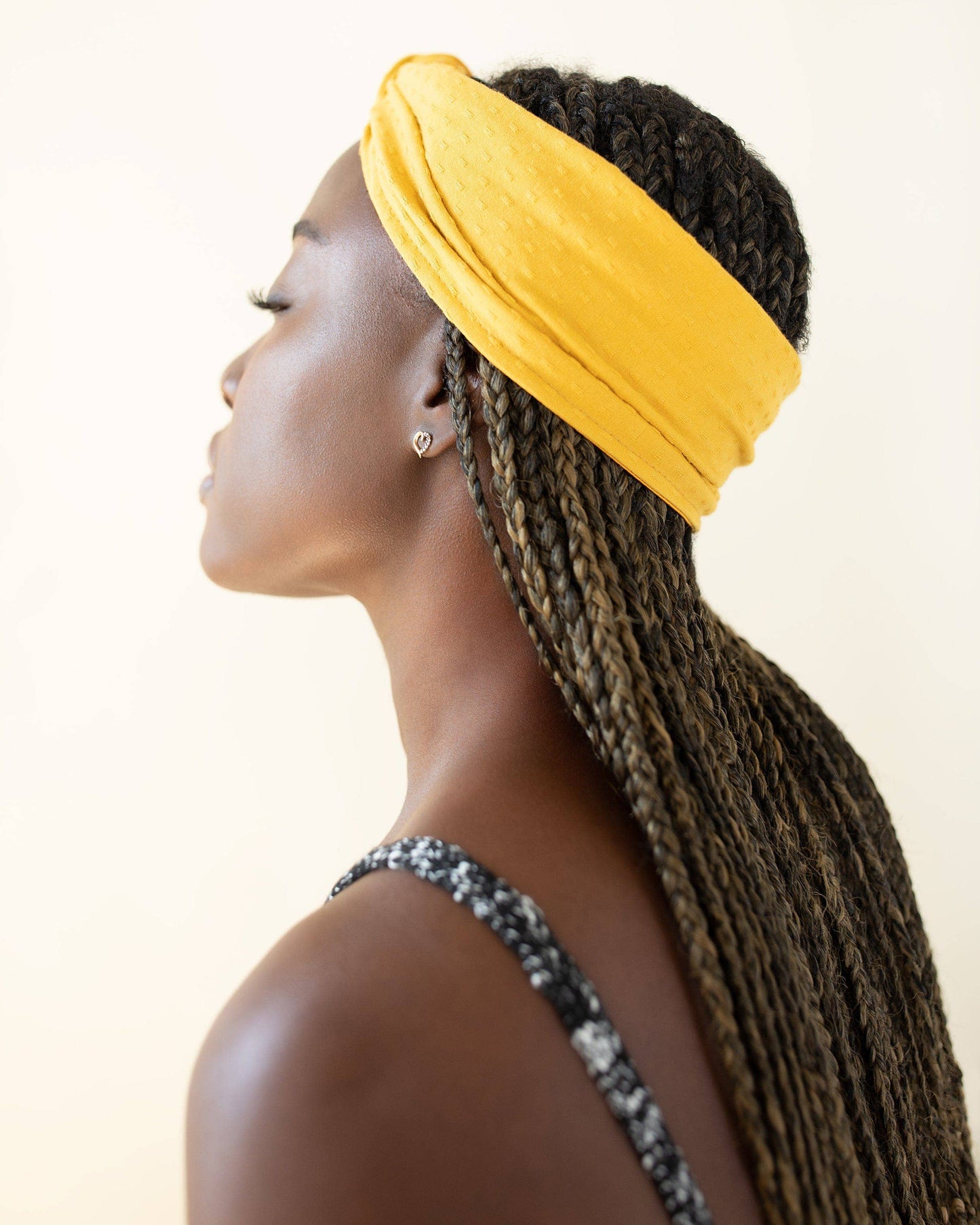 Dainty Satin Lined Bandie in Golden: Yellow
