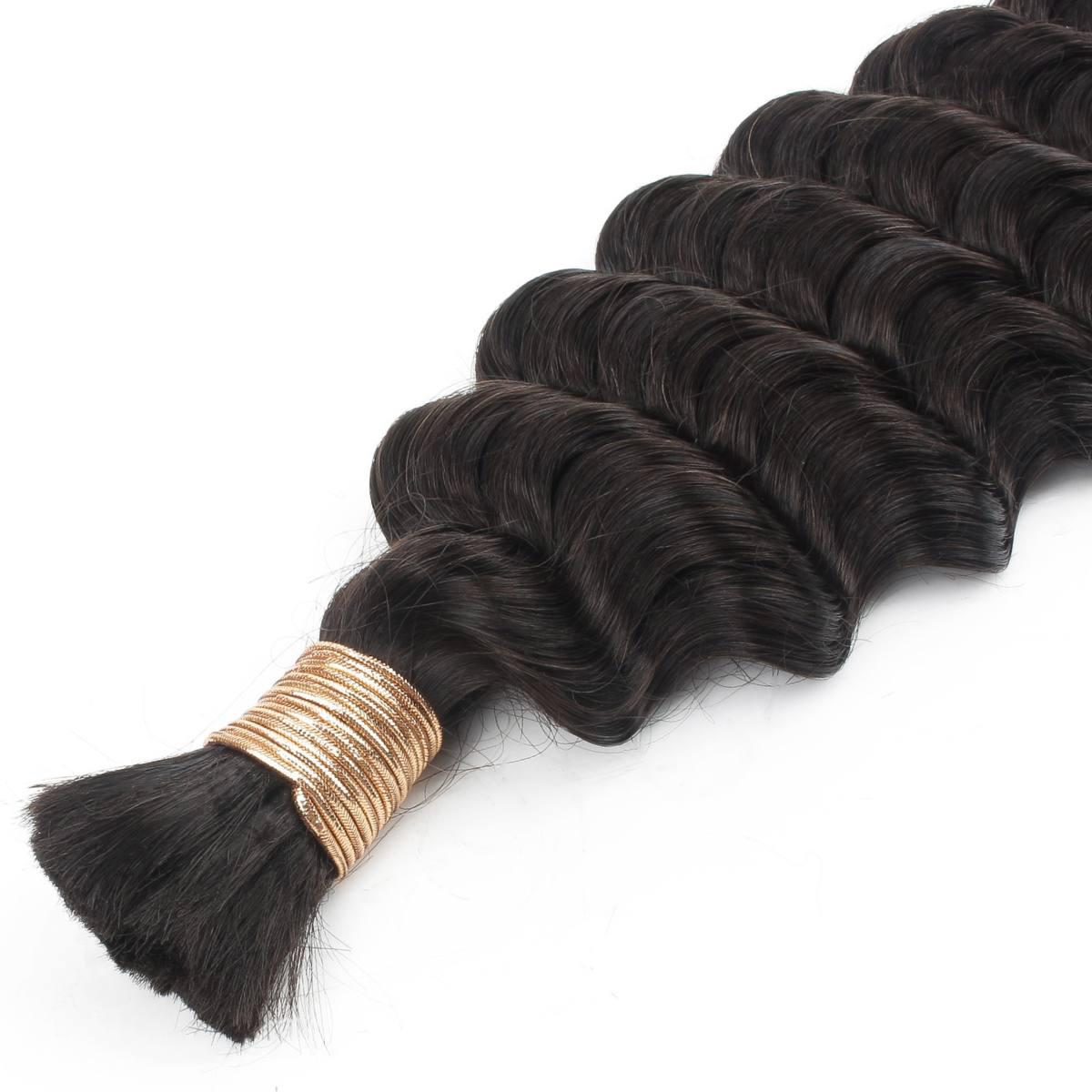 Deep Wave Bulk Human Hair 