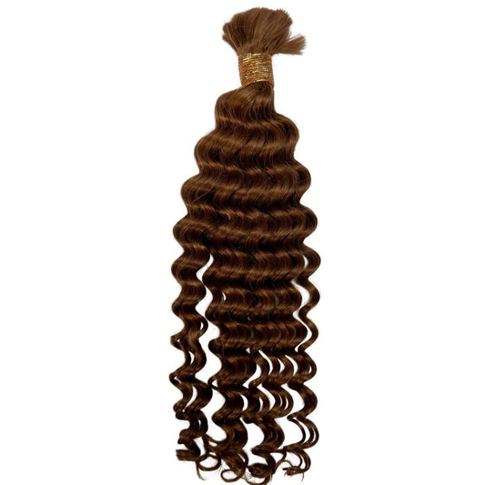 Auburn Deep Wave Bulk Human Hair